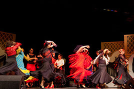 Sevillanas Eröffnung der Fiesta